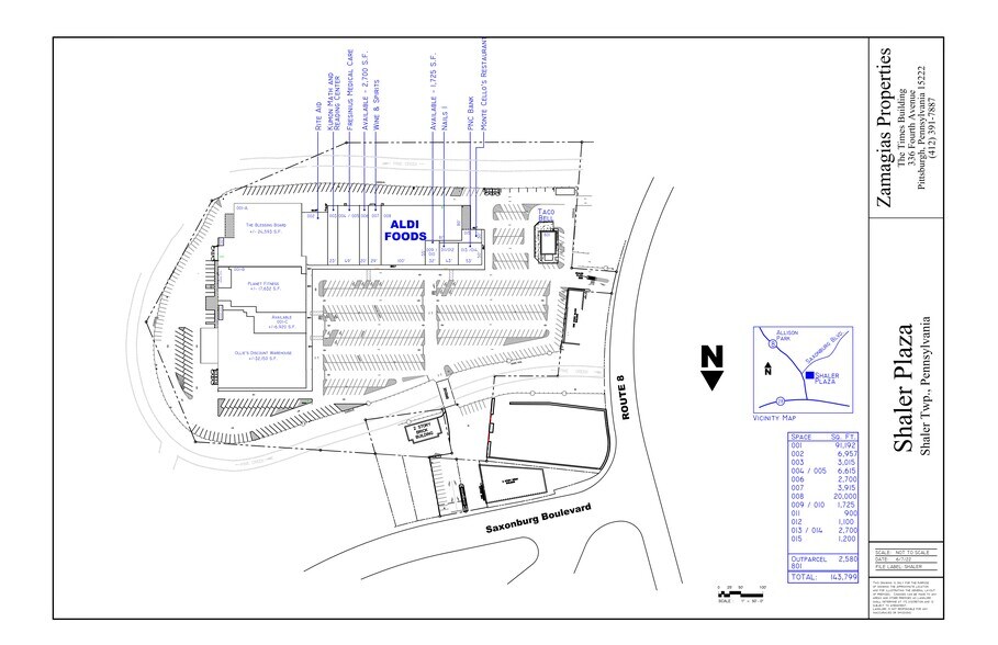 880 Butler St, Pittsburgh, PA à louer - Plan de site – Image 2 sur 6