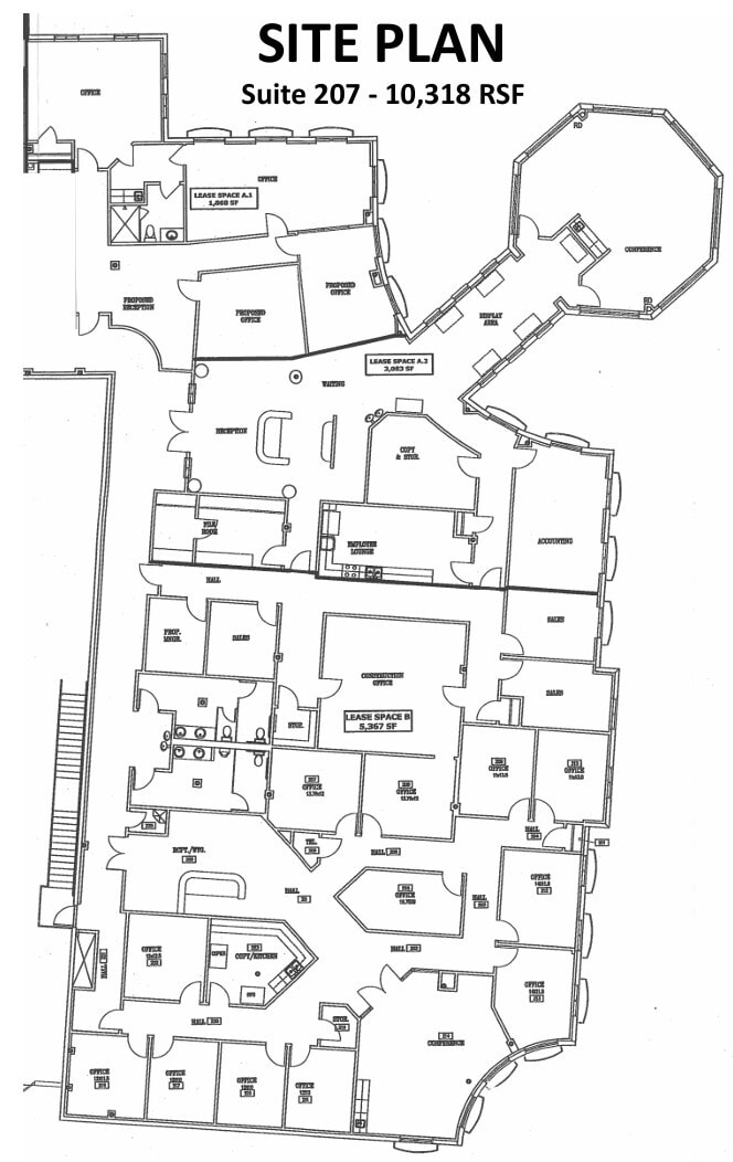 2091-2101 Summer Lee Dr, Rockwall, TX à louer Plan d’étage– Image 1 sur 2