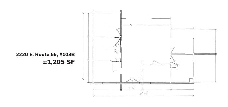 2200 E Route 66, Glendora, CA à louer Plan d’étage– Image 1 sur 1