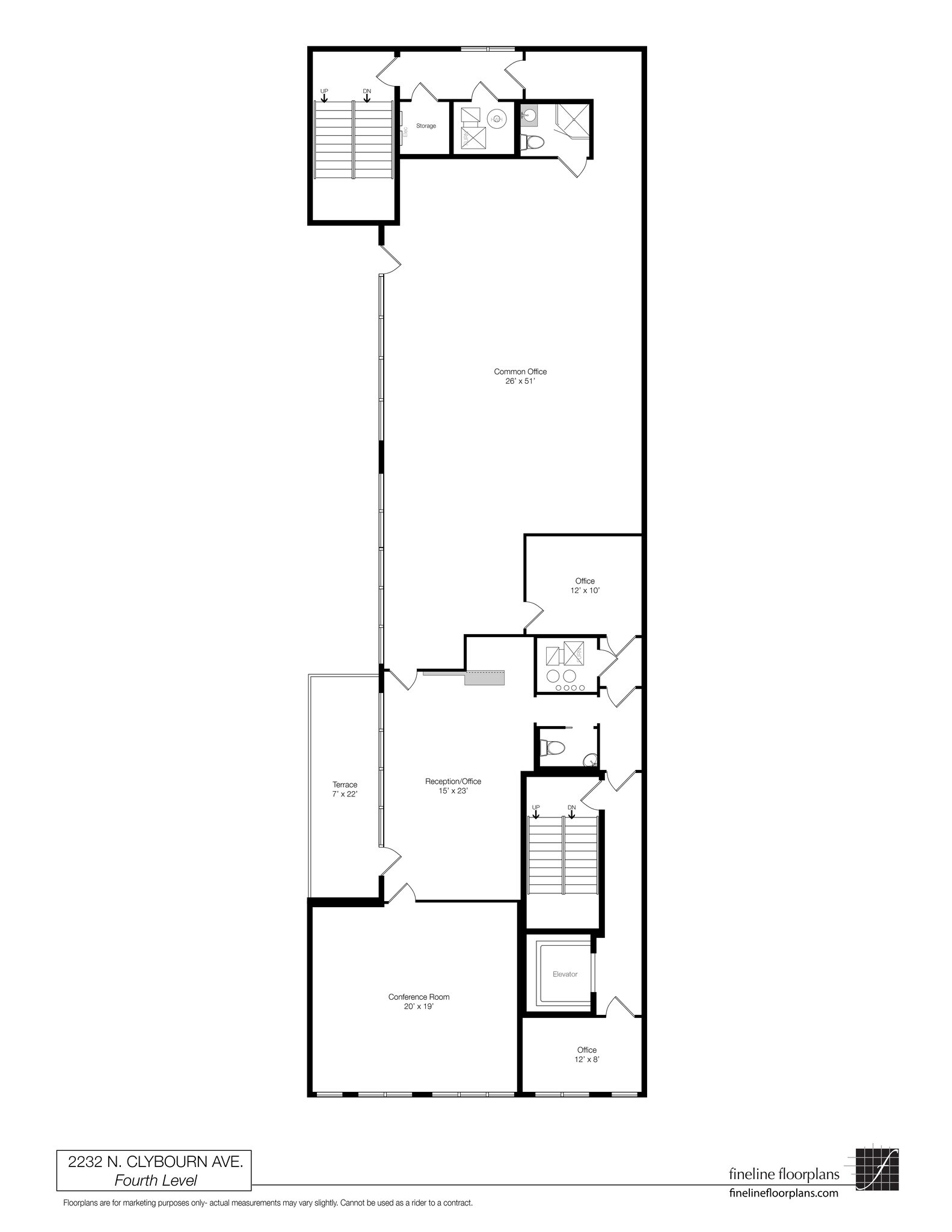 2232 N Clybourn Ave, Chicago, IL à louer Plan de site– Image 1 sur 1