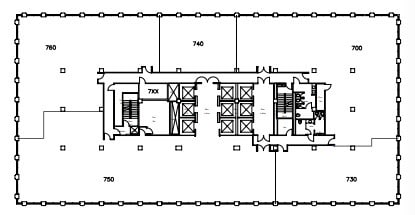 525 B St, San Diego, CA à louer Plan d’étage– Image 1 sur 1