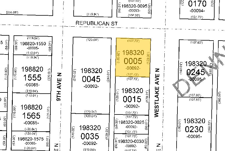 425 Westlake Ave N, Seattle, WA à louer - Plan cadastral – Image 2 sur 29