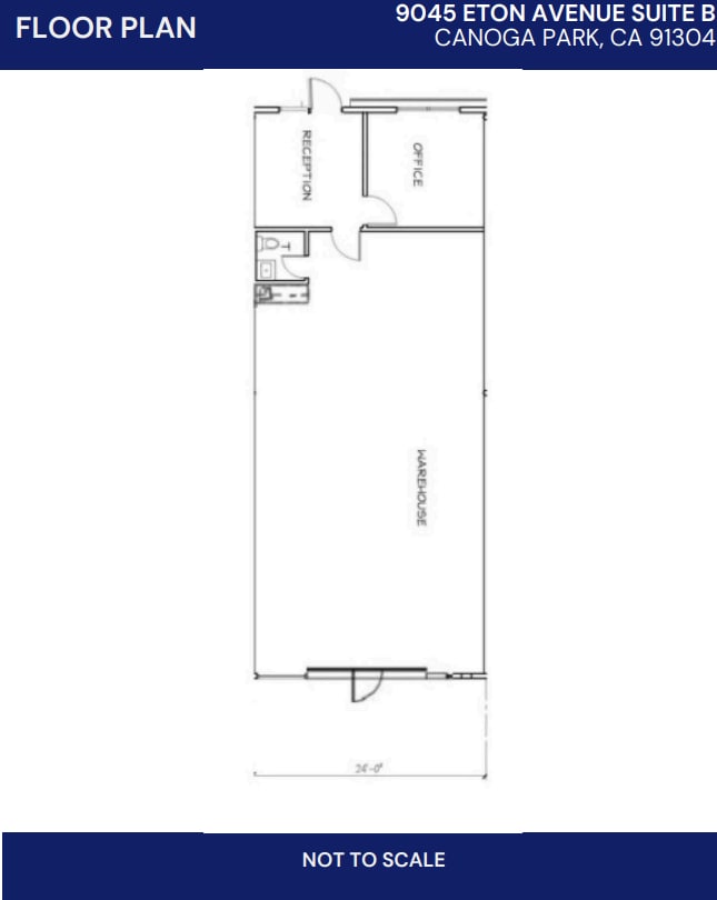 9045 Eton Ave, Canoga Park, CA à louer Plan d’étage– Image 1 sur 1