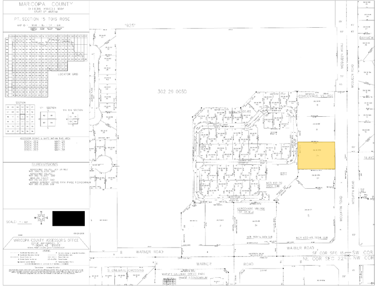 2120 N McQueen Rd, Chandler, AZ à vendre - Plan cadastral – Image 2 sur 2