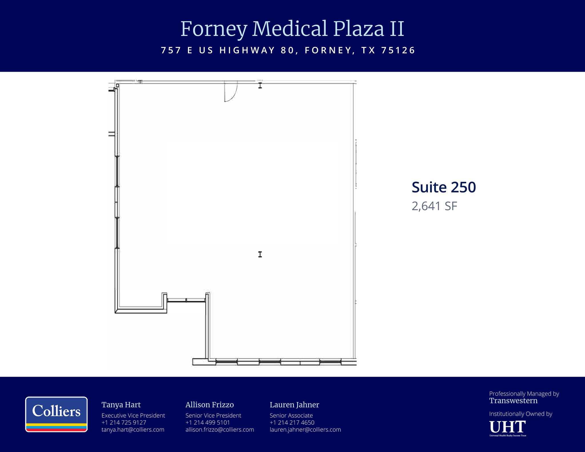 763 E US Highway 80, Forney, TX à louer Plan d’étage– Image 1 sur 1