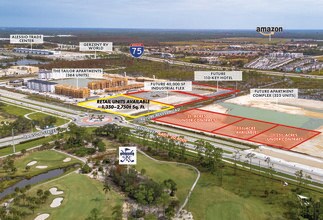 Ortiz Ave, Fort Myers, FL - VUE AÉRIENNE vue de carte