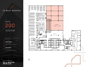 33 W Monroe St, Chicago, IL à louer Plan d’étage– Image 1 sur 10