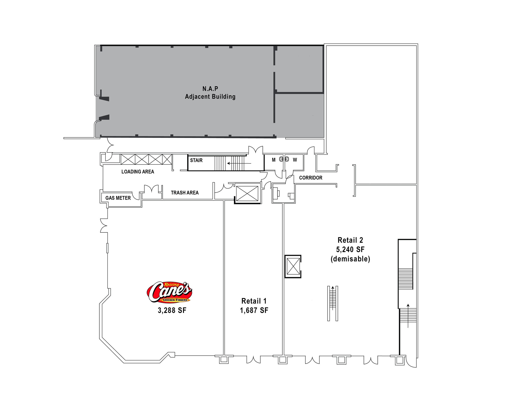 211-229 Jefferson St, San Francisco, CA à louer Plan d’étage type– Image 1 sur 1
