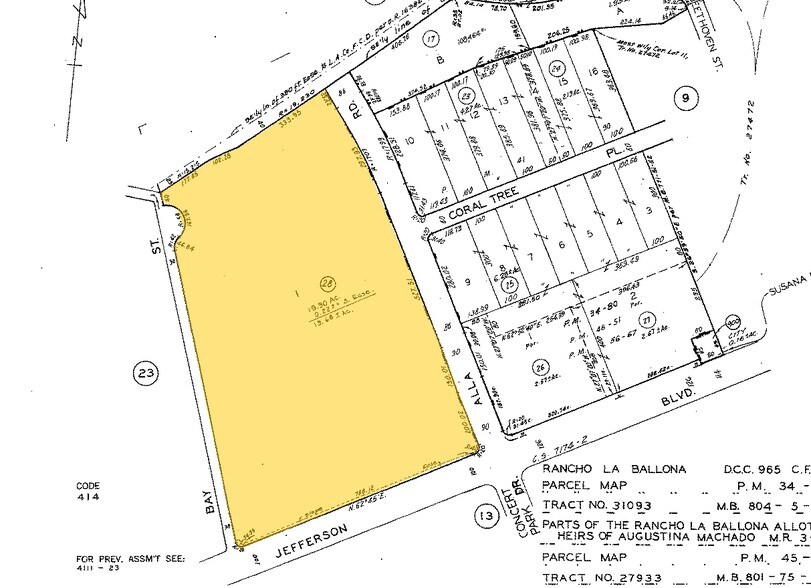 13031 W Jefferson Blvd, Los Angeles, CA à louer - Plan cadastral – Image 3 sur 9