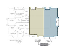 9049 Mid Cities Blvd, North Richland Hills, TX à vendre Plan d’étage– Image 1 sur 1