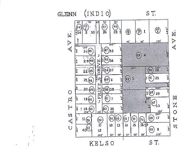 2747 N Stone Ave, Tucson, AZ à vendre Plan cadastral– Image 1 sur 2