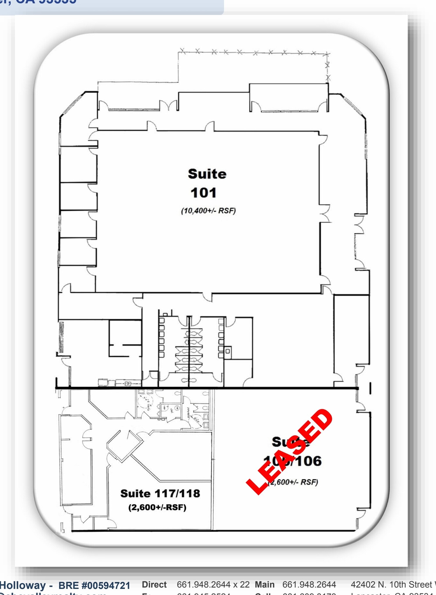340 E Avenue I, Lancaster, CA à louer Plan d’étage– Image 1 sur 1