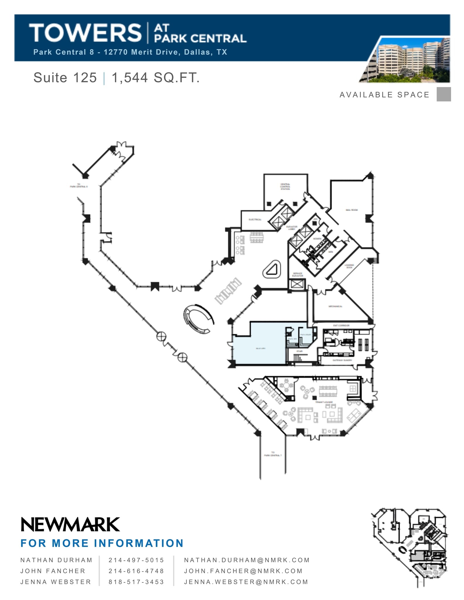 12750 Merit Dr, Dallas, TX à louer Plan de site– Image 1 sur 2