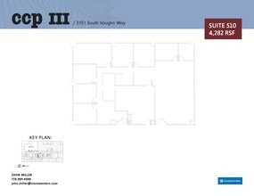 3131 S Vaughn Way, Aurora, CO à louer Plan de site– Image 1 sur 2