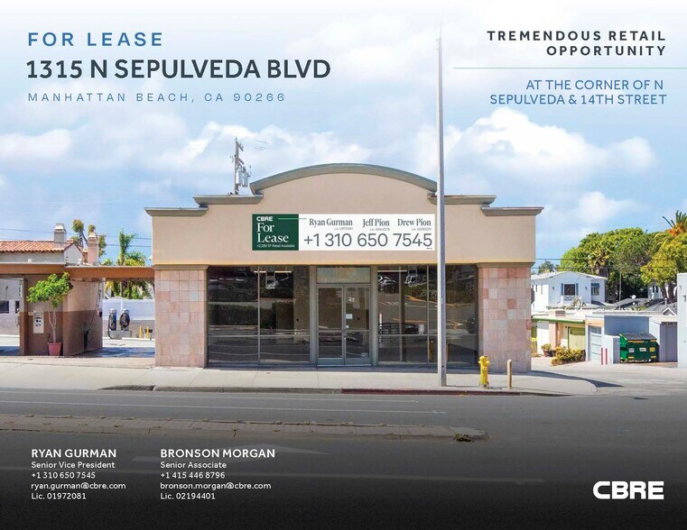 1315 N Sepulveda Blvd, Manhattan Beach, CA à louer - Photo principale – Image 1 sur 14