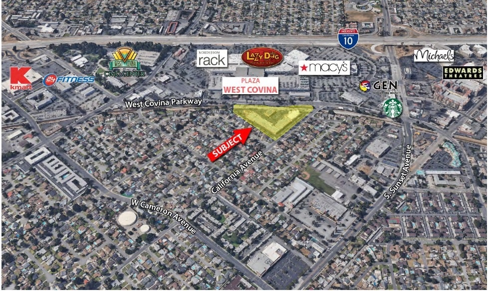 1000-1100 W West Covina Pky, West Covina, CA à louer - Aérien – Image 2 sur 4