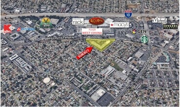 1000-1100 W West Covina Pky, West Covina, CA - VUE AÉRIENNE  vue de carte