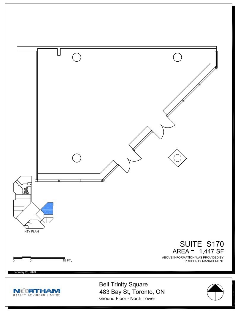 483 Bay St, Toronto, ON à louer Plan d’étage– Image 1 sur 1