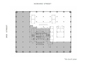 201 Third St, San Francisco, CA à louer Plan d’étage– Image 1 sur 1