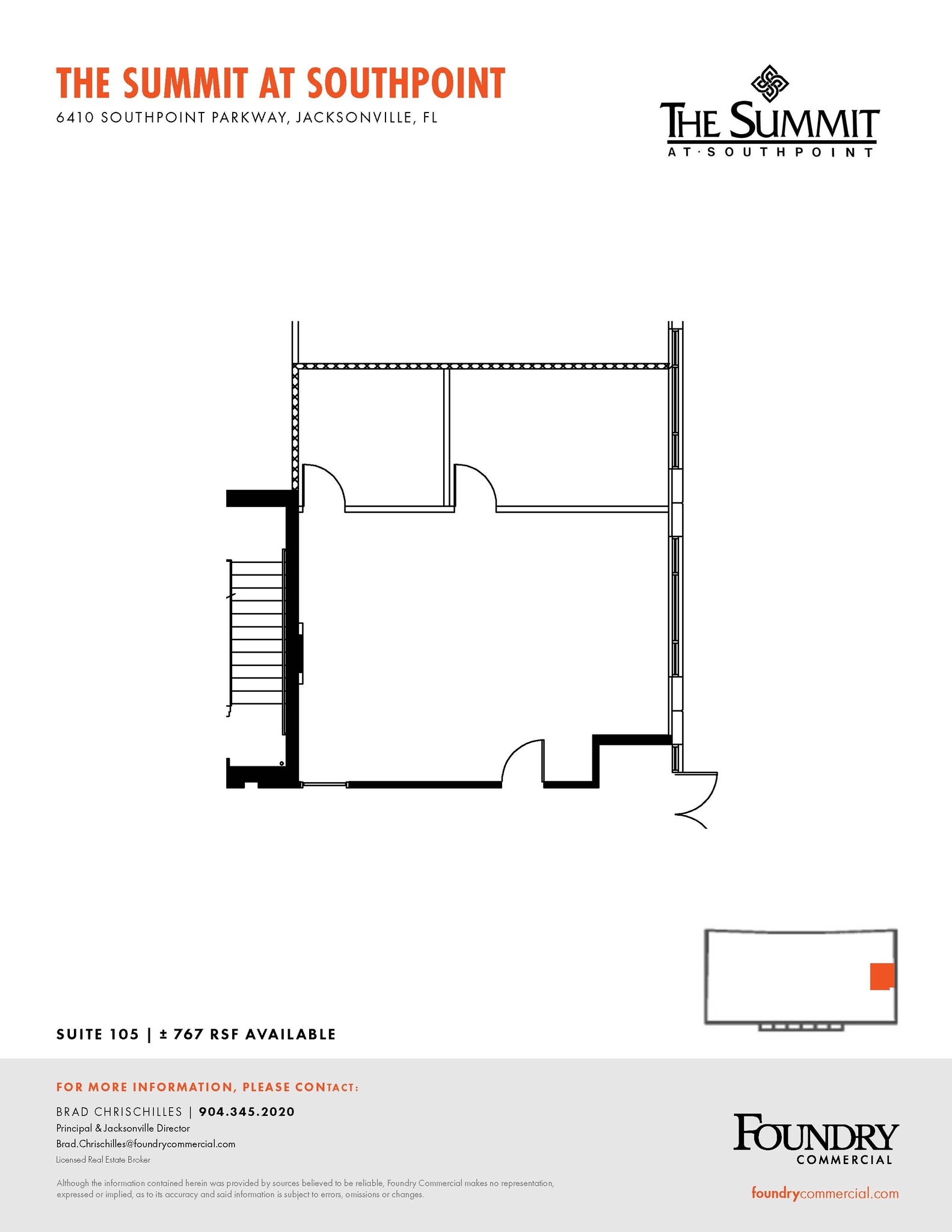 6420 Southpoint Pky, Jacksonville, FL à louer Plan d’étage– Image 1 sur 1