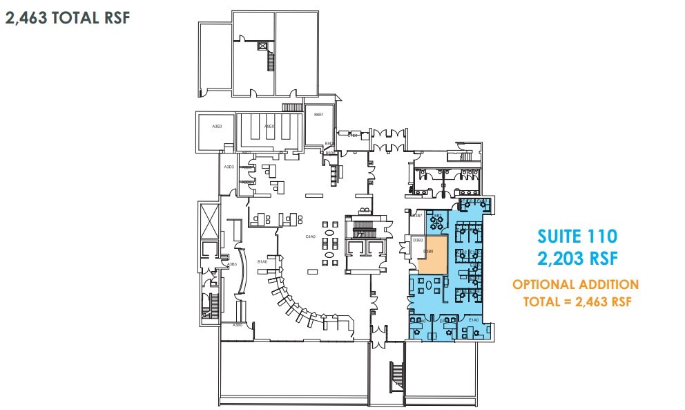 500 4th St NW, Albuquerque, NM à louer Plan d’étage– Image 1 sur 1