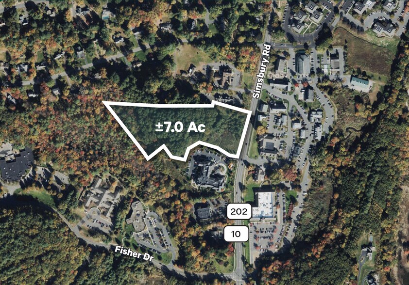 121 Simsbury Rd, Avon, CT à vendre - Aérien – Image 1 sur 2