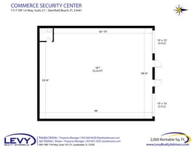 1533-1717 SW 1st Way, Deerfield Beach, FL à louer Plan d’étage– Image 2 sur 2