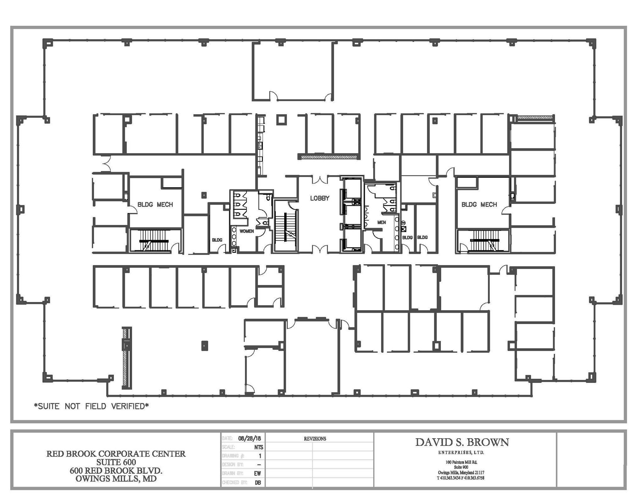 600 Red Brook Blvd, Owings Mills, MD à louer Plan d’étage– Image 1 sur 1