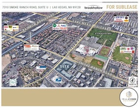 7310 Smoke Ranch Rd, Las Vegas, NV à louer Aérien– Image 2 sur 5