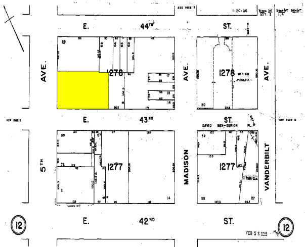 521 Fifth Ave, New York, NY à louer - Plan cadastral – Image 2 sur 10