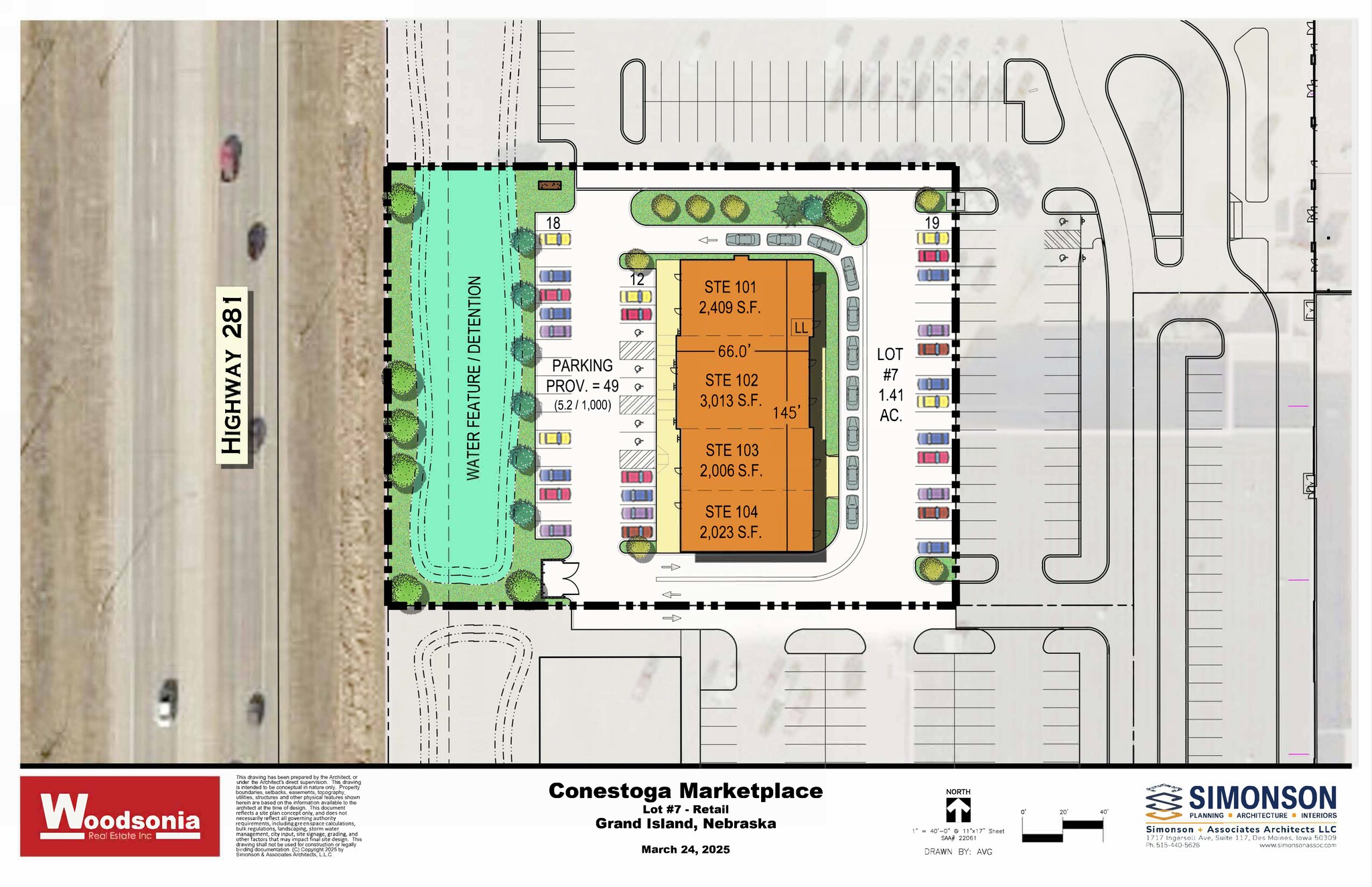 1480 Conestoga Dr, Grand Island, NE à louer Plan de site– Image 1 sur 4