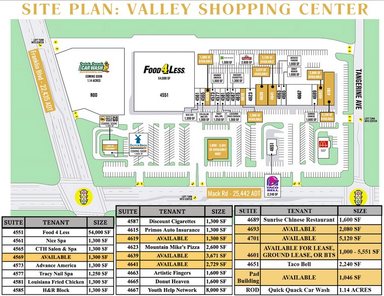 4551-4701 Mack Rd, Sacramento, CA à louer - Photo de l’immeuble – Image 3 sur 11