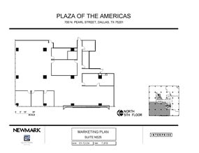 700 N Pearl St, Dallas, TX à louer Plan d’étage– Image 1 sur 1