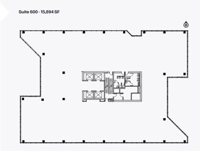 510 Burrard St, Vancouver, BC à louer Plan d’étage– Image 1 sur 1