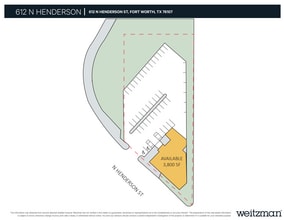 612 N Henderson St, Fort Worth, TX à vendre Plan d’étage– Image 1 sur 1