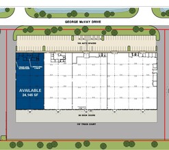 5201 George McVay Dr, McAllen, TX à louer Plan de site– Image 1 sur 4