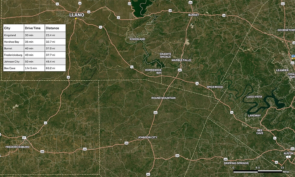 TX-16, Llano, TX à vendre - Aérien – Image 2 sur 2