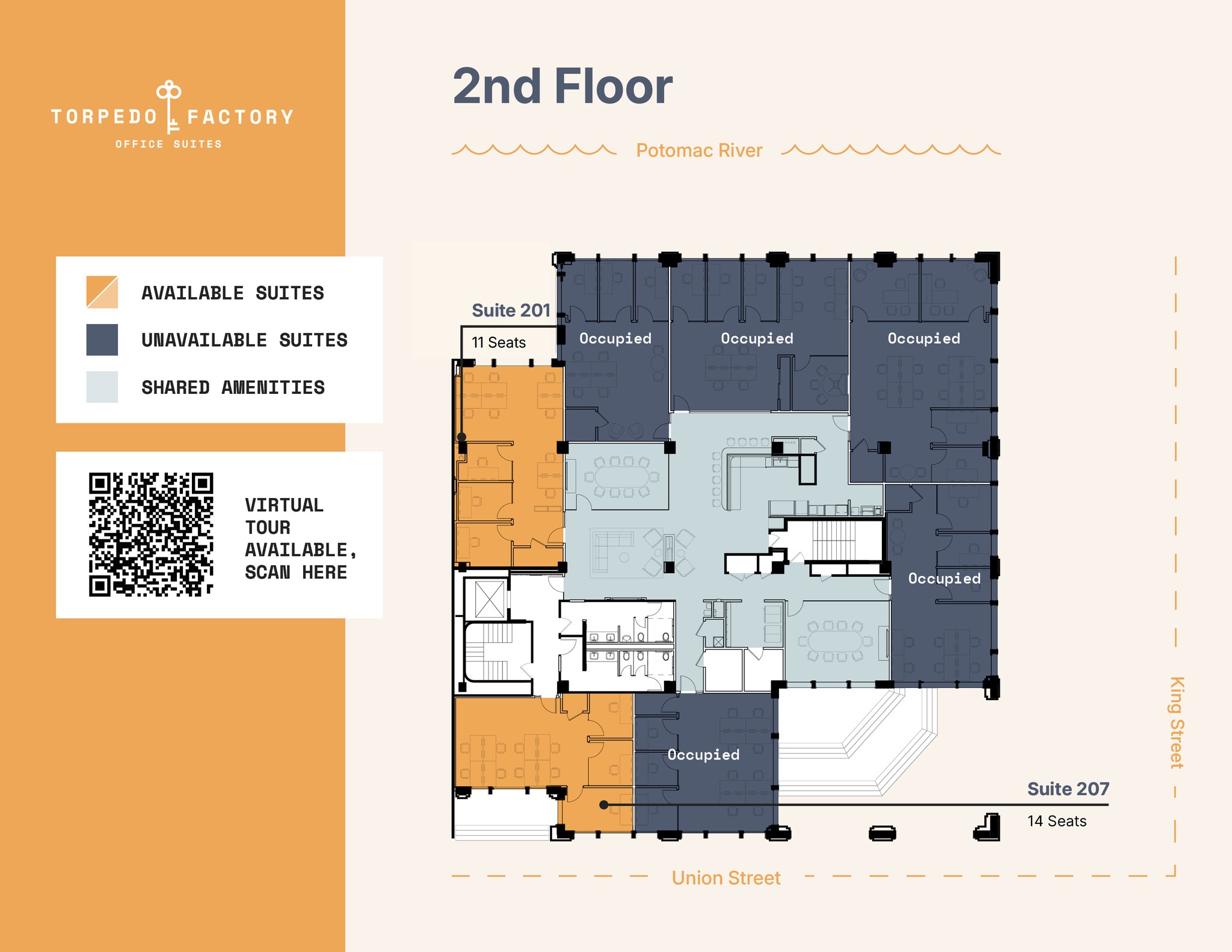 101 N Union St, Alexandria, VA à louer Plan d’étage– Image 1 sur 1