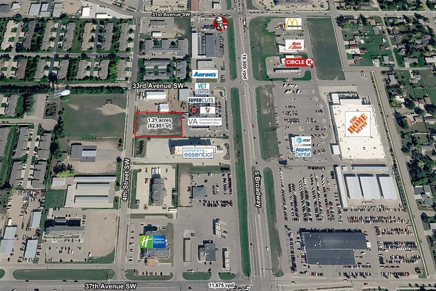 4th Street Southwest St, Minot, ND à vendre - Aérien – Image 2 sur 2