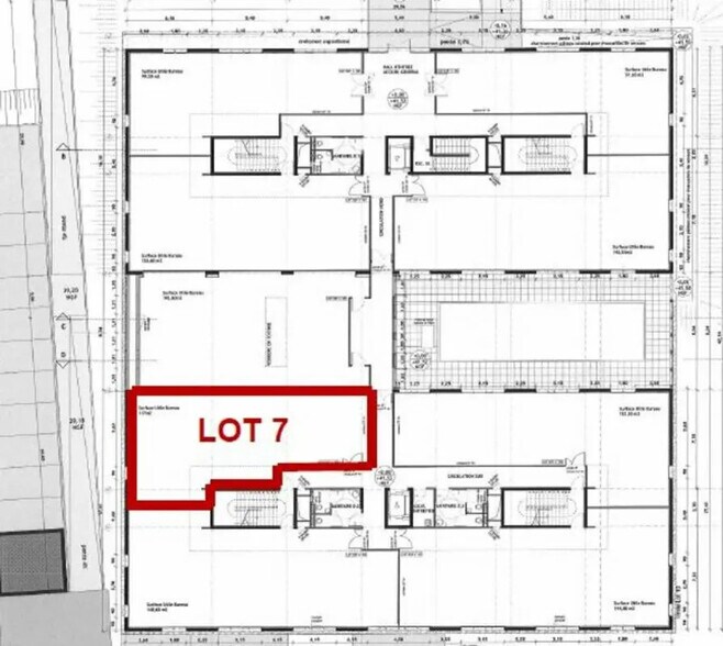 Bureau dans Bayonne à louer - Plan d’étage – Image 2 sur 2