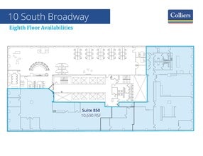 10 S Broadway, Saint Louis, MO à louer Plan d’étage– Image 1 sur 1