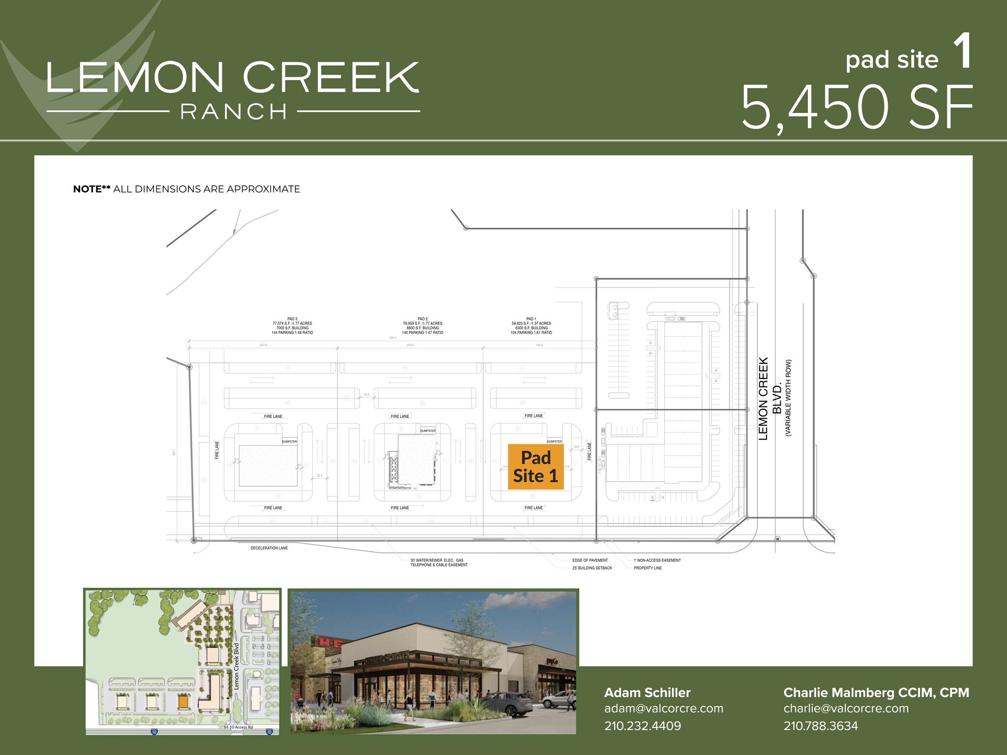 I-10 W & Balcones Creek Dr, Boerne, TX à louer Plan de site– Image 1 sur 1