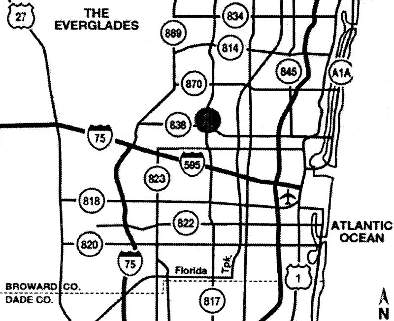 3801 N University Dr, Sunrise, FL à louer Plan de site– Image 1 sur 3