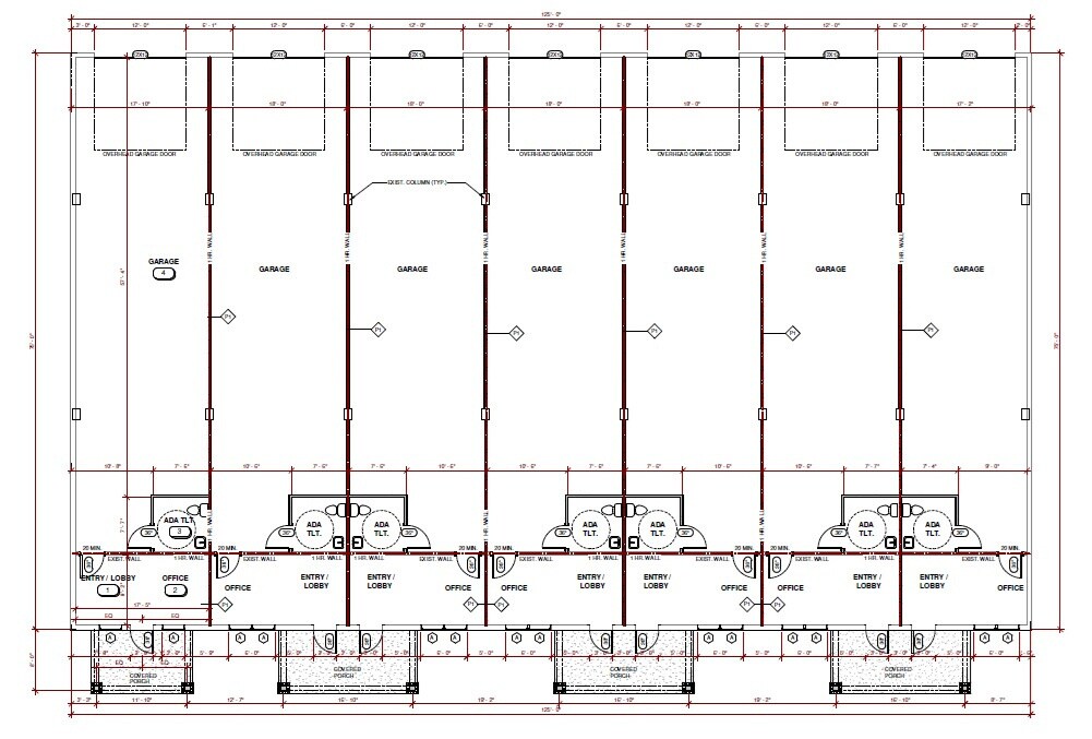 7909 Veterans Ave, Fort Smith, AR à louer Plan d’étage– Image 1 sur 1