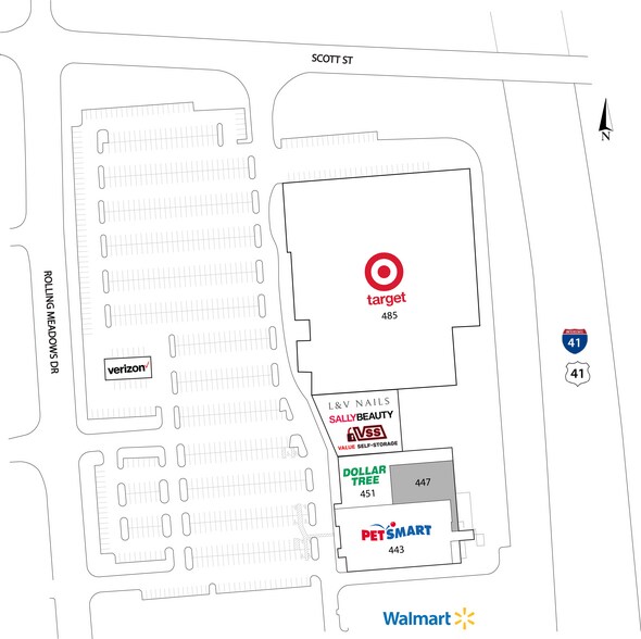 443 N Rolling Meadows Dr, Fond Du Lac, WI à louer - Plan de site – Image 3 sur 7