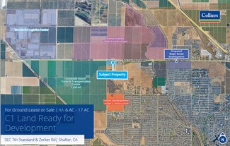 Plus de détails pour SEC 7th Standard & Zerker Rd, Bakersfield, CA - Terrain à louer