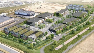 Le Plessis-Pâté, ESS - Vue aérienne vue de carte