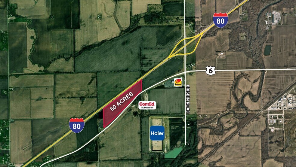I-80 & Brisbin Rd, Morris, IL à vendre - Photo de l’immeuble – Image 1 sur 1