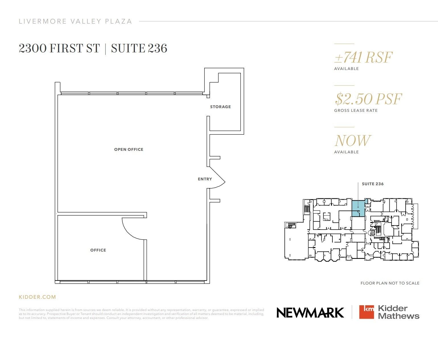 2470 1st St, Livermore, CA à louer Plan d’étage– Image 1 sur 1