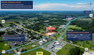 Plus de détails pour NWC OF SUSSEX HWY & EAST MARKET ST GREENWOOD, DE 19950, Greenwood, DE - Local commercial à vendre